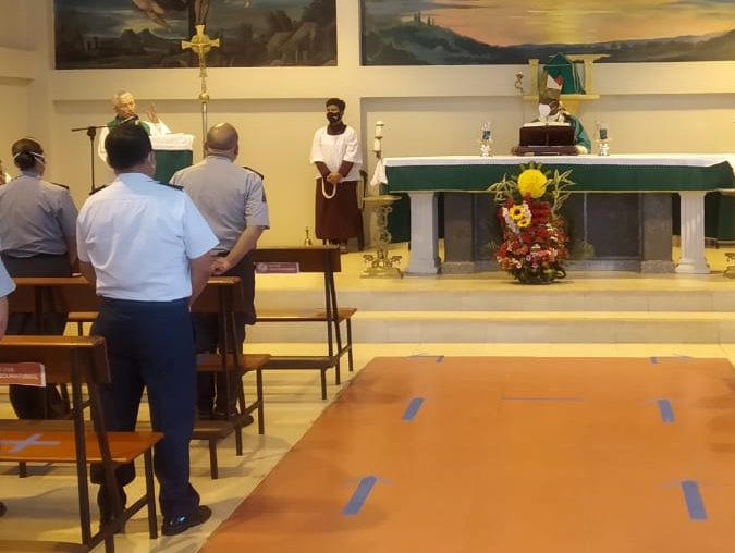 Comando de Operaciones Aéreas y Defensa asistió a misa de honor en la Iglesia Virgen del Consuelo